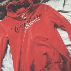 Brand new Maroon soft Juicy Couture Zipper Jacket